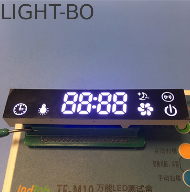 Módulo de display LED de 7 segmentos ultra branco de baixo custo para exaustor de cozinha/coifa