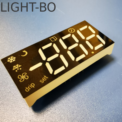 Bom preço. Módulo de exibição multicolor triplo de 7 segmentos LED personalizado para painel de controle de geladeira on-line