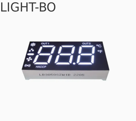 Bom preço. Display de LED de segmento 7 de 3 1/2 dígitos ultra branco personalizado para painel de instrumentos on-line