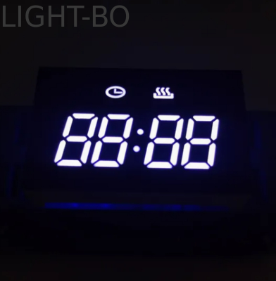 Verde puro 0,49 polegadas 4 dígitos 7 segmentos LED Display Cátodo comum para controlador de temperatura