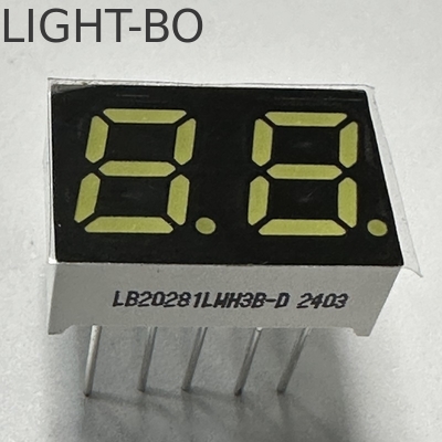 Bom preço. Super Branco Brilhante 2 dígitos 7mm 7 Segmento LED Display Cátodo Comum para Eletrodomésticos on-line
