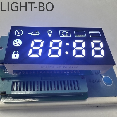 Bom preço. Display LED de 7 segmentos de branco puro de 4 dígitos, com cátodo comum para controlo do temporizador do forno on-line