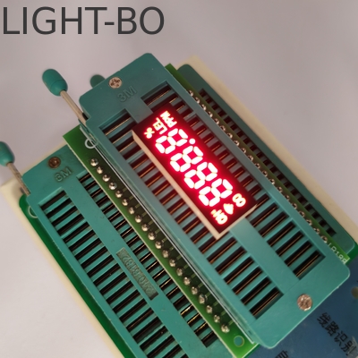Display de relógio LED de 4 dígitos de 7 segmentos vermelho para eletrodomésticos