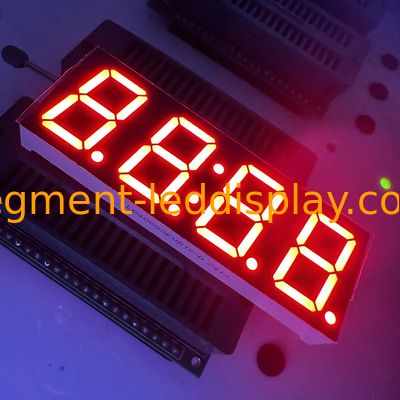 Unidade de Exibição de Relógio LED Ultra Vermelho de 4 Dígitos de Alta Visibilidade