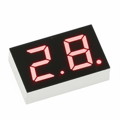 Bom preço. Display LED de 2 dígitos de 7 mm 7 segmentos com cátodo comum para eletrodomésticos on-line