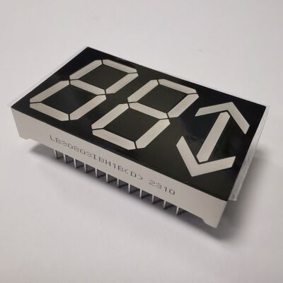 Bom preço. Ultra-Brilho Azul de 0,8 polegadas (22,0 mm) 3 dígitos + seta 7 segmentos Anodo Comum LED Display para indicadores de elevador / elevador piso on-line