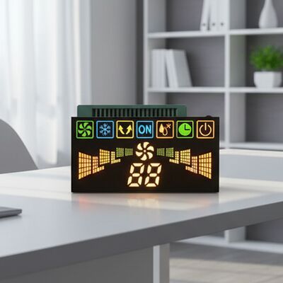 Bom preço. Telão LED multicolorido personalizado de 7 segmentos para controle de ar condicionado on-line