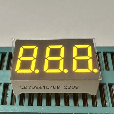 Bom preço. Display LED de catodo comum de 7 segmentos de 3 dígitos para aplicações domésticas on-line