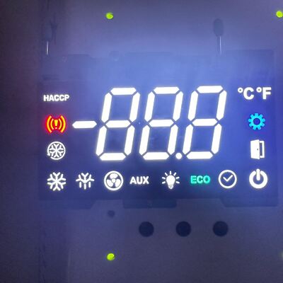 Display LED de 7 segmentos de 3 dígitos personalizado para controlador de temperatura do quarto frio