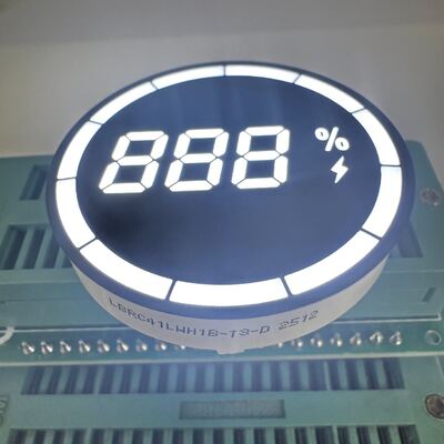 Bom preço. Display LED 7 Segment de 3 Dígitos Branco Ultra Brilhante de Cátodo Comum para Carregador de Veículo Elétrico on-line
