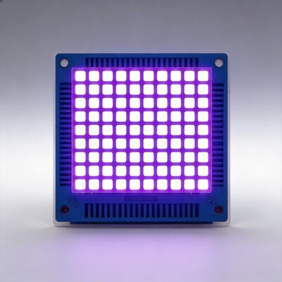 High-Visibility Purple 8x8 Dot Matrix LED Display with 3mm Emitting Dot Diameter and Long Lifetime for Elevators