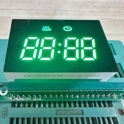 Verde puro 0,38 polegadas 4 dígitos 7 segmentos LED Display Anodo comum para horários de forno de cozinha