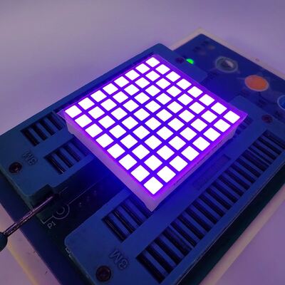 Display LED de alta visibilidade roxo 8×8 de matriz de pontos para indicadores de elevador