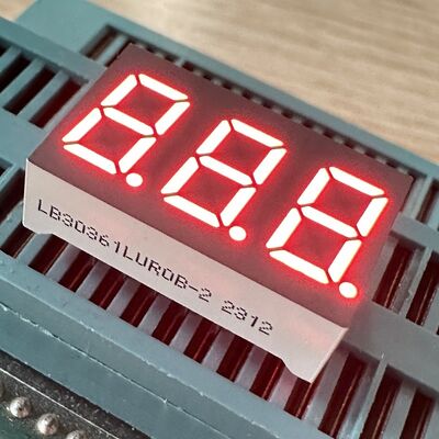 Anodo Comum Super Brilhante Amber 7 Segmento 3 dígitos 9,2 mm LED Display para Panel Meter