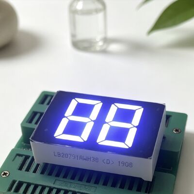 Bom preço. Display LED 7 Segment 2 Dígitos Cátodo Comum 20mm Branco Ultra Brilhante para Aquecedor de Água Digital on-line