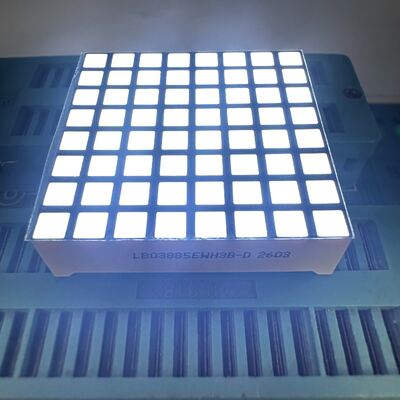 Display LED a matrice di punti quadrati 8*8 bianco ultra luminoso per orologio Canbus