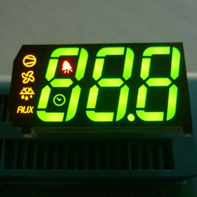 Bom preço. Verde/amarelo/vermelho triplo dígito 7 segmentos display LED cátodo comum para indicador de refrigerador on-line