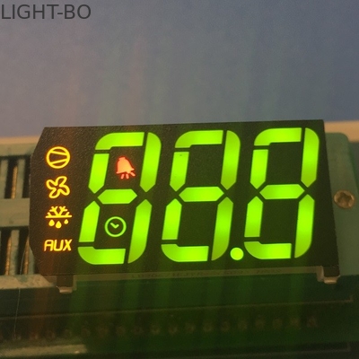 Projete a exposição conduzida do dígito 7 segmento triplo Multicolour para o controle do refrigerador
