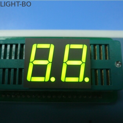 Bom preço. 0.56 polegadas Dual Digit Anodo Comum 7-Segmento LED Display Amarelo Verde on-line