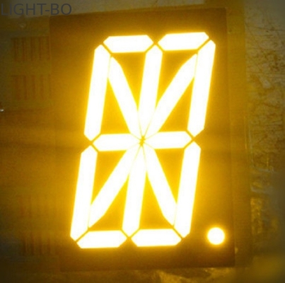1 operação atual numérica alfanumérica de um único dígito de exposição de diodo emissor de luz de 16 segmentos baixa