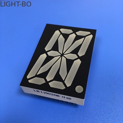 Display de LED de 16 segmentos de dígito único 100 mcd para indicador de piso de elevador