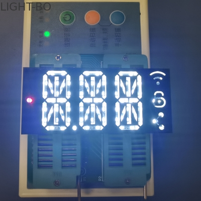 A tecnologia de produção nova personalizou a exposição de diodo emissor de luz alfanumérica do segmento ultra brilhante do dígito 14 do whiteTriple