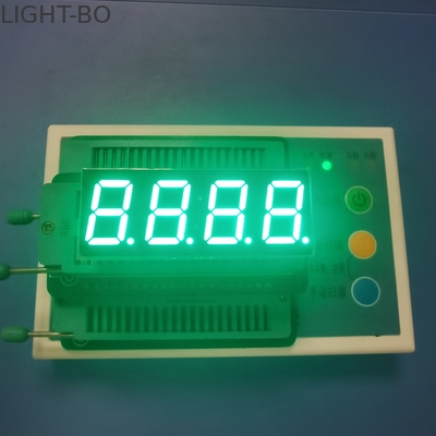 Bom preço. Cátodo comum puro da exposição de diodo emissor de luz do segmento do dígito 7 do verde 0.56inch 4 para os painéis de instrumento on-line