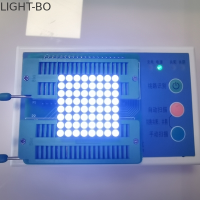 Bom preço. 635nm 100mcd cara preta do segmento amarelo da exposição de diodo emissor de luz de 8 x de 8 Dot Matrix on-line