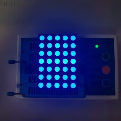 Bom preço. 14 exposição de diodo emissor de luz azul brilhante dos pinos 635nm 100mcd 5x7 Dot Matrix on-line