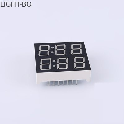 Linha dupla 7 dígito comum 0.39in do cátodo 3 da exposição de diodo emissor de luz do segmento