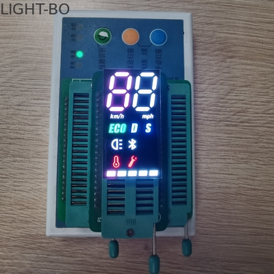 Tipo comum exposição do ânodo SMD do segmento dobro do dígito 7 da cor 2 de diodo emissor de luz para Electromobile