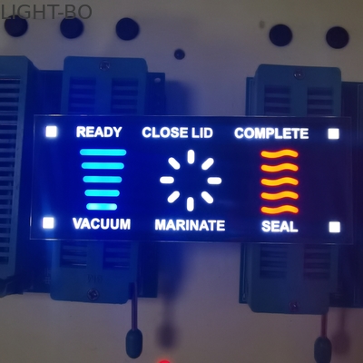 7 GV comuns Multicolour do cátodo da exposição de diodo emissor de luz 30mcd do segmento para o aspirador de p30
