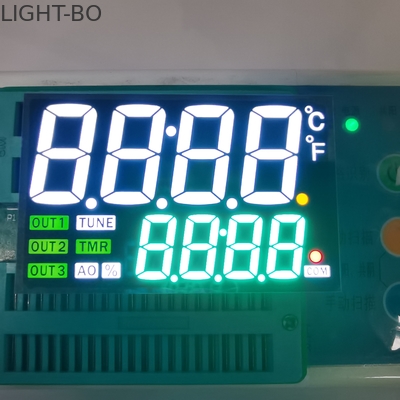 linha dupla 4 dígitos da exposição de diodo emissor de luz 80mW do segmento da altura 7 de 18mm para o painel de instrumento