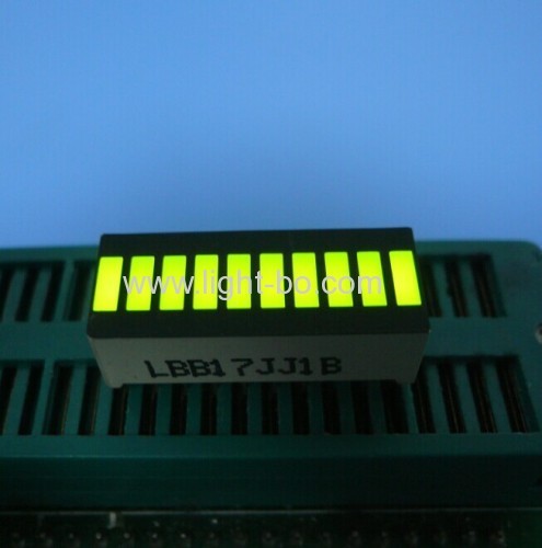 Disposição super verde-clara/do vermelho 10 segmento do diodo emissor de luz da barra clara de Gradh para o painel de instrumento