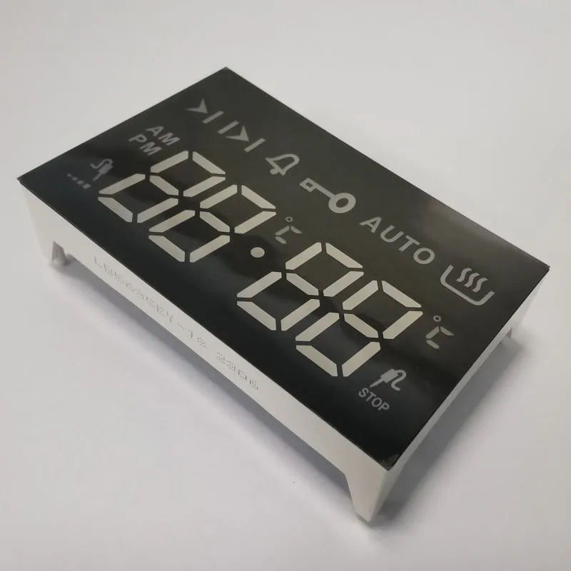 Exibição LED 7 Segmento Ambar Ultra Brilhante 4 dígitos Anodo comum para 4 teclas de toque Forno embutido 1