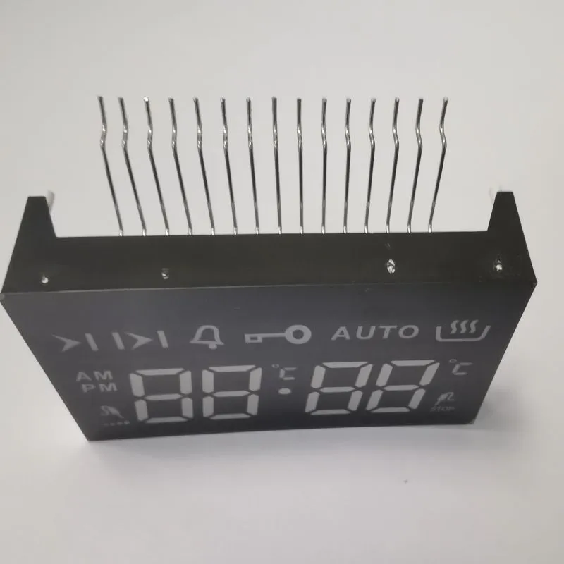 Exibição LED 7 Segmento Ambar Ultra Brilhante 4 dígitos Anodo comum para 4 teclas de toque Forno embutido 3