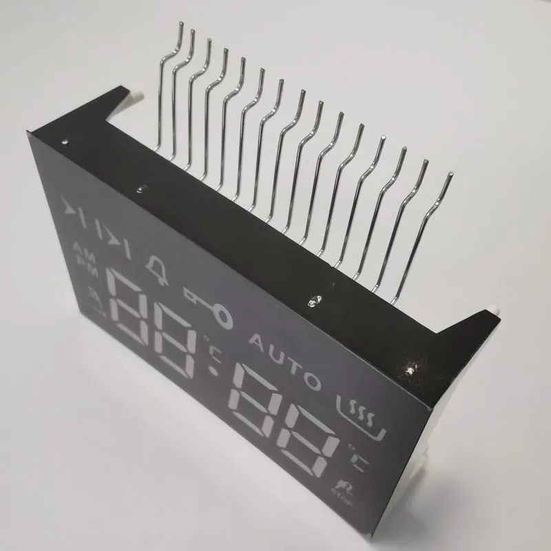 Exibição LED 7 Segmento Ambar Ultra Brilhante 4 dígitos Anodo comum para 4 teclas de toque Forno embutido 4