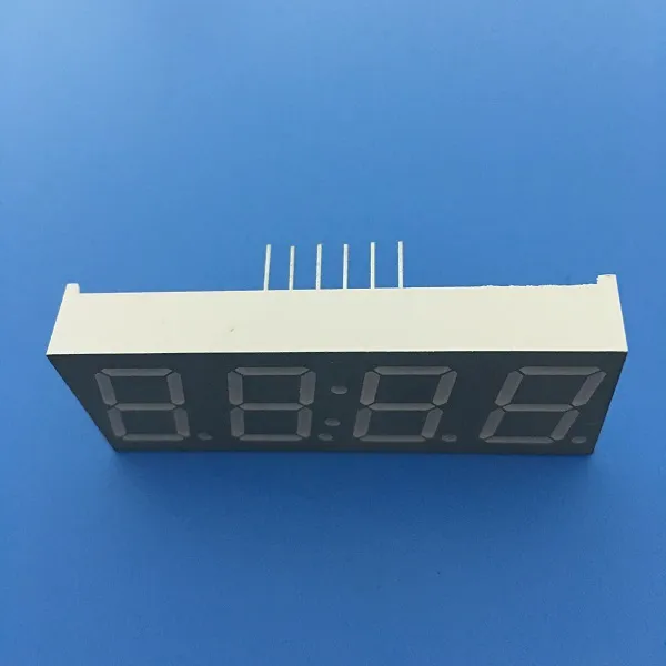 Display de relógio LED 4 dígitos 7 segmentos Anodo comum para equipamentos de fitness 0