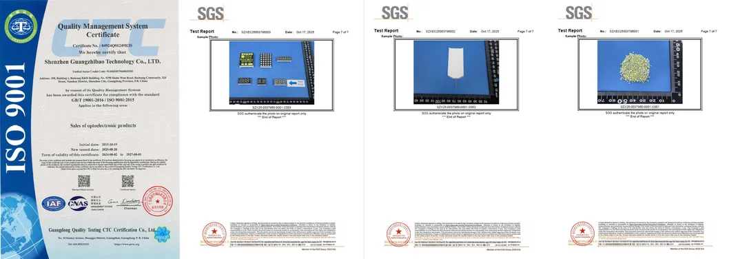 Display de LED de 5 d&iacute;gitos ultrabranco para indicadores digitais 3