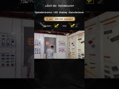 Exposição de diodo emissor de luz branca pura de 16 segmentos para produtos dos multimédios dos indicadores de Digitas