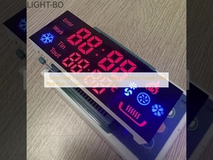 Display LED personalizado de 7 segmentos Anodo comum Ultra Vermelho/Azul para controlador de fogão a gás