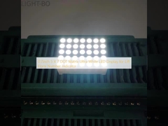 0.7 polegadas 5 x 7 DOT Matrix Ultra Branco LED Display para elevador indicador de número de piso