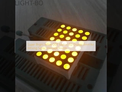 Super brilhante amarelo DOT Matrix LED Display 3mm para sinais em movimento / painéis de mensagens