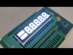 Visor de relógio LED de 7 segmentos e 5 dígitos branco ultra brilhante para eletrodomésticos