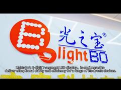 Display LED de 7 segmentos de 4 dígitos para Controlador de Temperatura