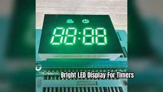 Display LED verde puro de 0,38 polegadas para temporizadores de forno