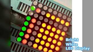 Display LED branco ultra brilhante de 7 segmentos e 3 dígitos