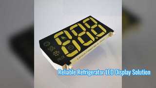 Display LED de três dígitos personalizado para controle de refrigerador
