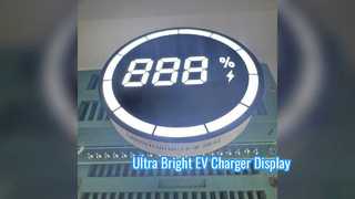 Tela LED ultrabrilhante para carregadores EV